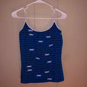Zumba Royal Blue tank top
